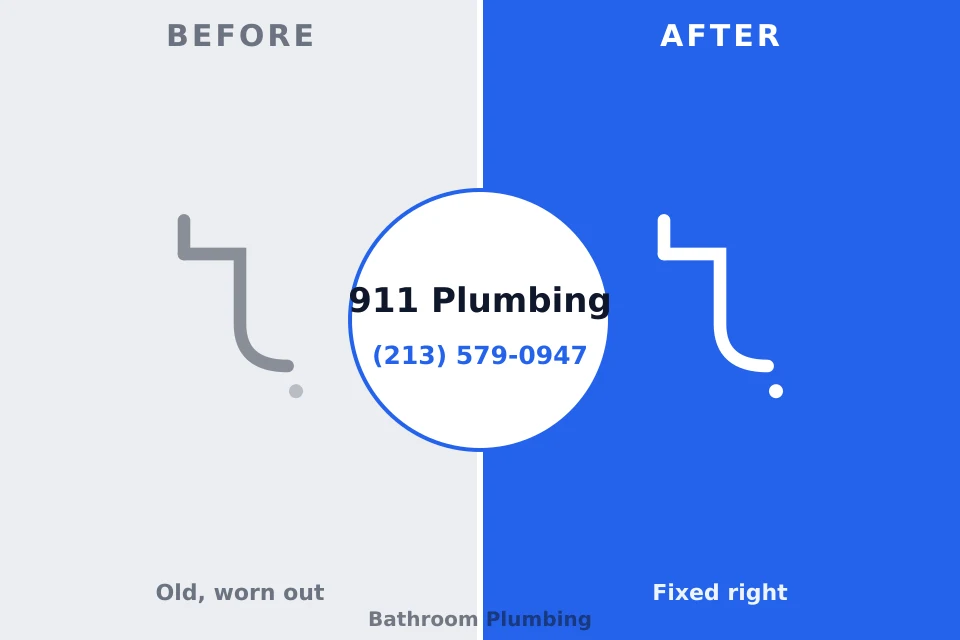 Before and after: plumbing repair Dade City North, FL